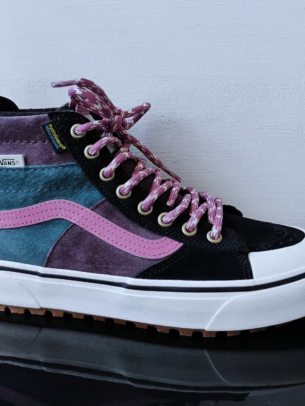 Vans Women Sk8-Hi MTE-2 Waterproof Suede Sneaker in Amazing Trekker Multi Color